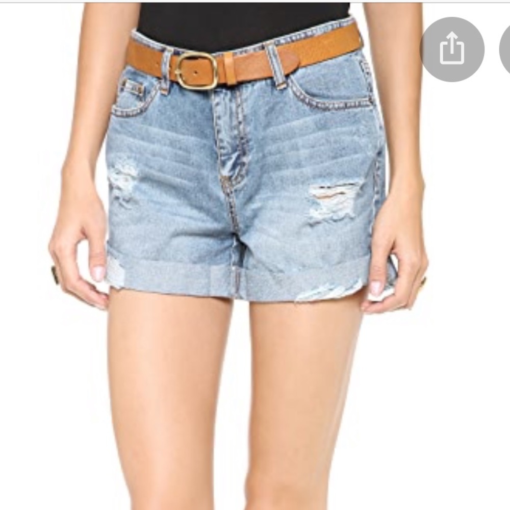 Rachel zoe Jocelyn boyfriend denim jean shorts